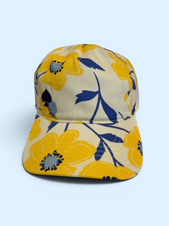 kate spade Accessories - kate spade new york Floral Baseball Cap - Yellow & Blue